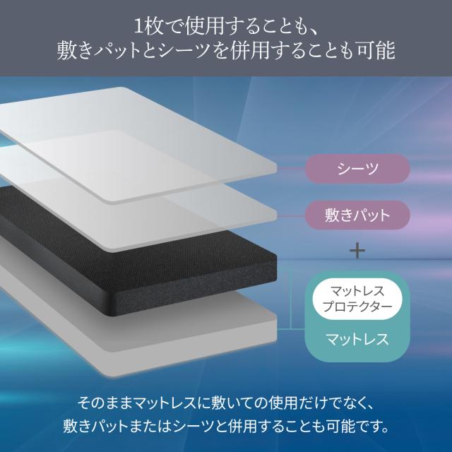 【防水と快適を両立！】防水ボックスシーツ シングル GOKUMIN オールシーズン使えるマットレスプロテクター 洗える/速乾 防水シーツで黒のベッドシーツがマットレスをしっかり保護 育児 寝汗 介護 防汚_18