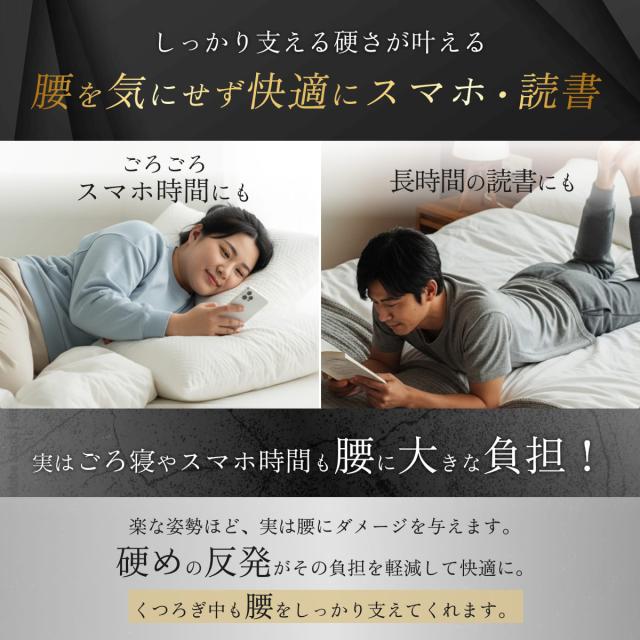 GOKUMIN ストレートマットレス 超高反発 メッシュカバー 超高密度 腰痛対策 硬め 5cm厚 選べる寝心地 取っ手付きで持ち運び便利 コンパクト へたりにくい 竹炭配合 抗菌防臭調湿 低ホルムアルデヒドセミダブル_9