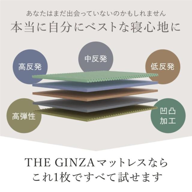 2022年度グッドデザイン賞受賞】THE GINZA マットレス シングル