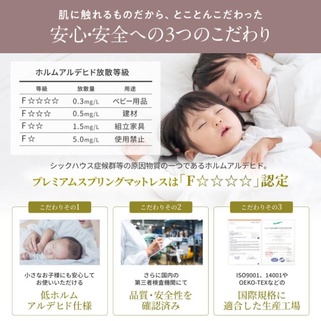 【朝、腰が軽い目覚め】マットレス ダブル GOKUMIN プレミアム高反発マットレス / 713個の独立コイルが体圧を分散、腰の負担を軽減 / 信頼の日本企業企画・安心の8年保証 高反発 硬め 腰痛対策 肩こり 快眠 体圧分散 ベッドマットレス 通気性 圧縮梱包_13
