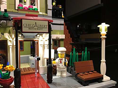 LEGO レゴ クリエイター 10243 互換 パリのレストラン LED ライト