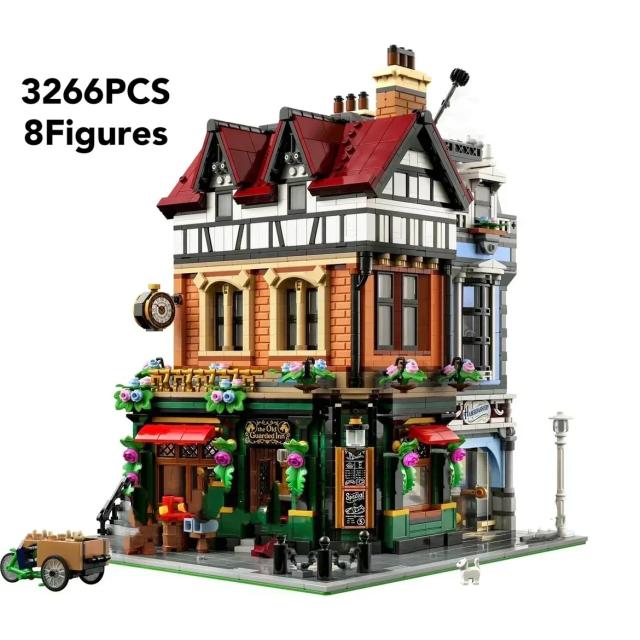 MOC LEGO レゴ ブロック 互換 モジュラー建築 レンガの家 3266個