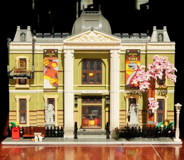 MOC LEGO レゴ ブロック 互換 3階建ての博物館 4014個_2