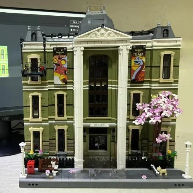 MOC LEGO レゴ ブロック 互換 3階建ての博物館 4014個_3