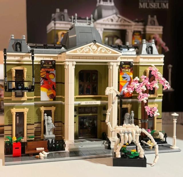 MOC LEGO レゴ ブロック 互換 3階建ての博物館 4014個_4