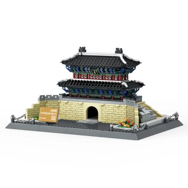 MOC LEGO レゴ ブロック 互換 韓国の崇礼門 900個_1