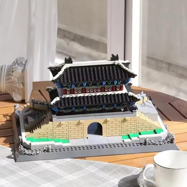 MOC LEGO レゴ ブロック 互換 韓国の崇礼門 900個_5