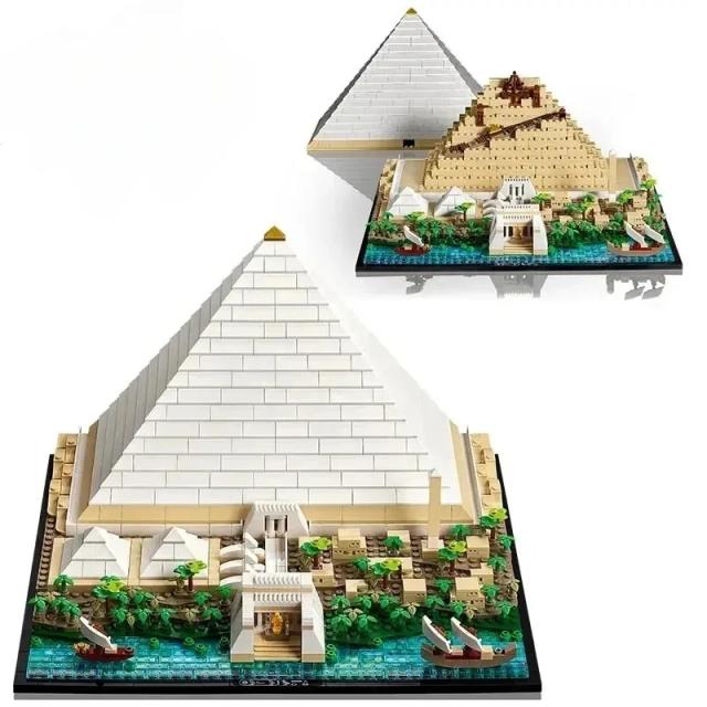 MOC LEGO レゴ ブロック 互換 エジプトのギザピラミッド 1476個
