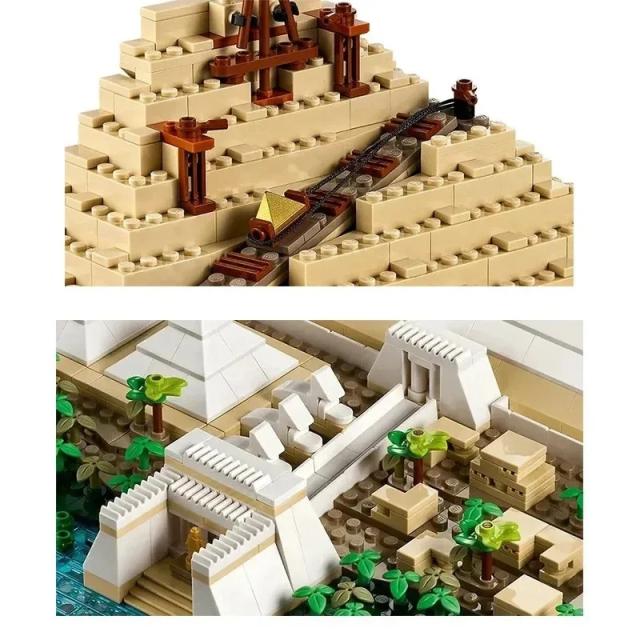 MOC LEGO レゴ ブロック 互換 エジプトのギザピラミッド 1476個