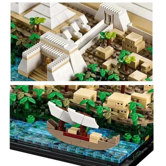 MOC LEGO レゴ ブロック 互換 エジプトのギザピラミッド 1476個