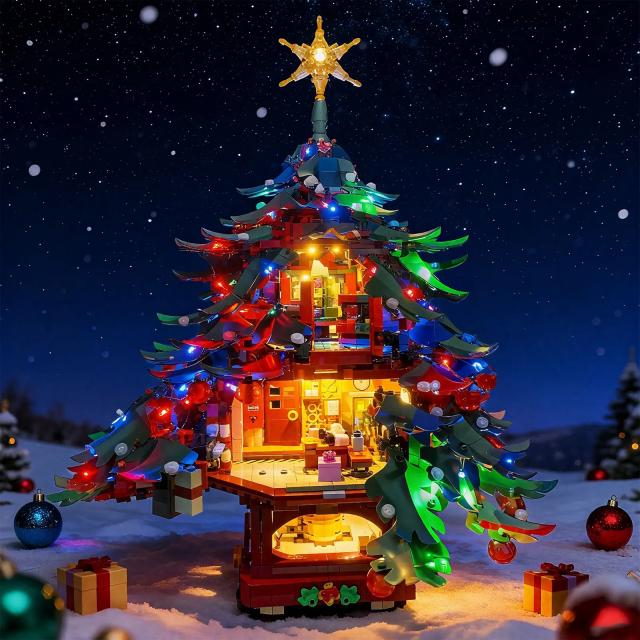 MOC LEGO レゴ 41843 互換  家族でかざろう！クリスマスツリー LED ライト 電飾 キット ※本体は含みません