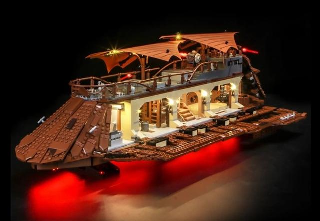 MOC LEGO レゴ 75397 互換  スター ウォーズ ジャバのセールバージ LED ライト 電飾 キット ※本体は含みません