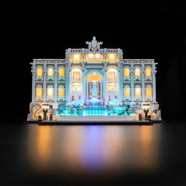 MOC LEGO レゴ 21062 互換 アーキテクチャー トレヴィの泉 LED ライト 電飾 キット ※本体は含みません