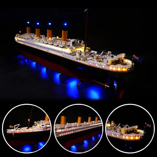 MOC LEGO レゴ 10294 互換 タイタニック号 LED ライト 電飾 キット
