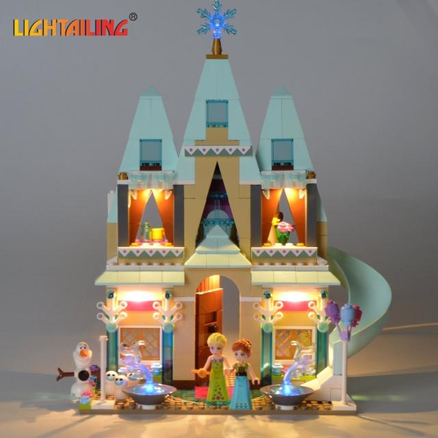 ブロック ディズニープリンセス アナと雪の女王 アレンデール城 Led ライト キット の通販はau Pay マーケット Mono Base