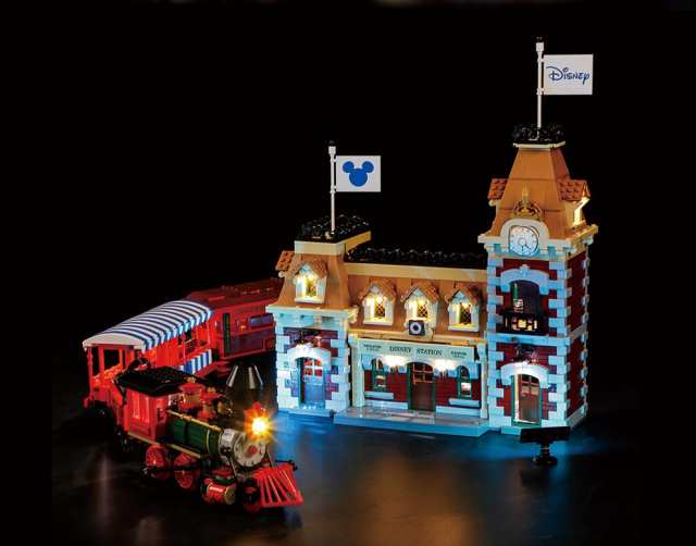 MOC LEGO レゴ ブロック 71044 互換 ディズニートレイン&ステーション LEDライト照明キット カスタムパーツ  【海外から直送します】※レ｜au PAY マーケット