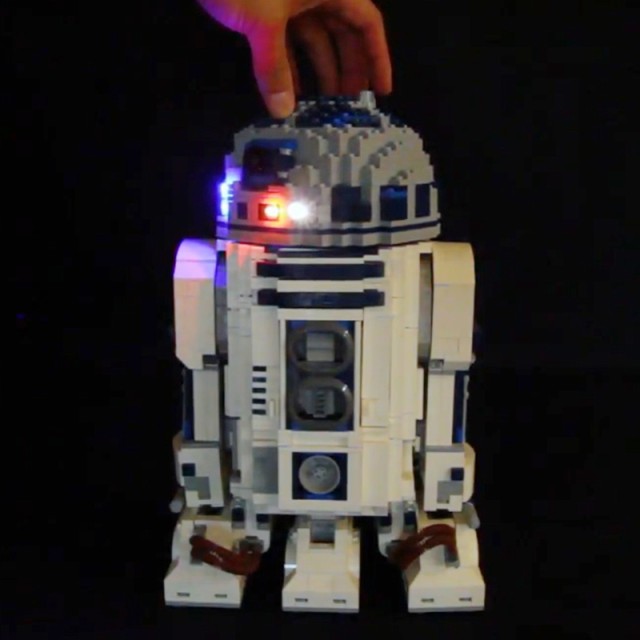 MOC LEGO レゴ 10225 05043 互換 スター・ウォーズ R2-D2 LED ライト
