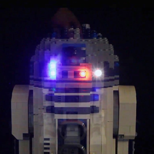 MOC LEGO レゴ 10225 05043 互換 スター・ウォーズ R2-D2 LED ライト