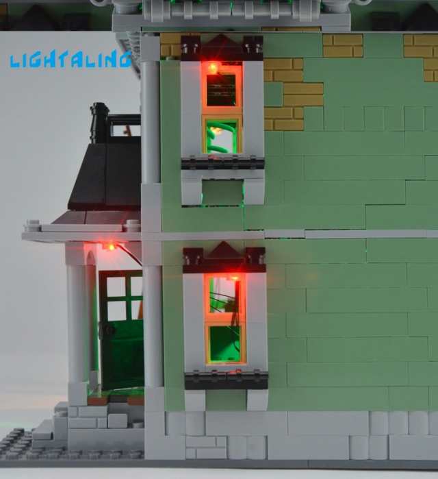 MOC LEGO レゴ 10228 互換 モンスター・ファイター 幽霊屋敷 LED