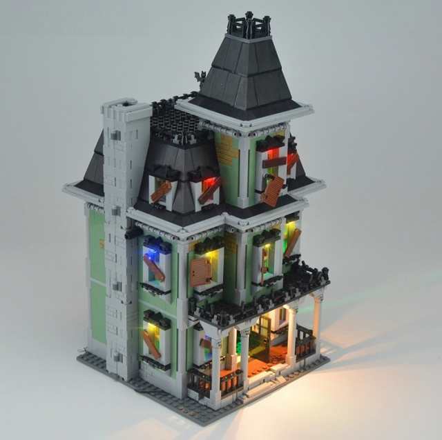 MOC LEGO レゴ 10228 互換 モンスター・ファイター 幽霊屋敷 LED