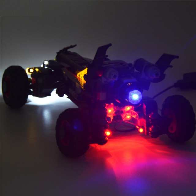 MOC LEGO レゴ 70905 バットマンムービー バットモービル LED ライト