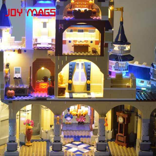 MOC LEGO レゴ 71040 互換 ディズニーシンデレラ城 イルミネーション