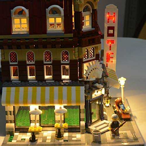 MOC LEGO レゴ クリエイター 10182 互換 カフェコーナー Cafe Corner LED ライトキット  【海外から直送します】※レゴ本体は含まれていま