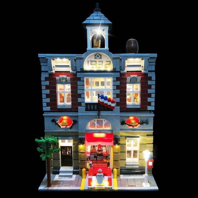 MOC LEGO レゴ クリエイター 10197 互換 ファイヤーブリゲード 消防署 ...