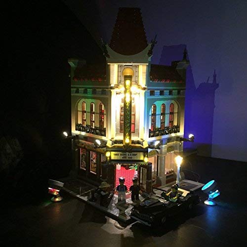 MOC LEGO レゴ クリエイター 10232 互換 パレスシネマ Palace Cinema LED ライト キット 【海外から直送します】※レゴ本体は含まれてい