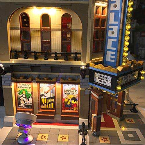 MOC LEGO レゴ クリエイター 10232 互換 パレスシネマ Palace Cinema LED ライト キット  【海外から直送します】※レゴ本体は含まれてい