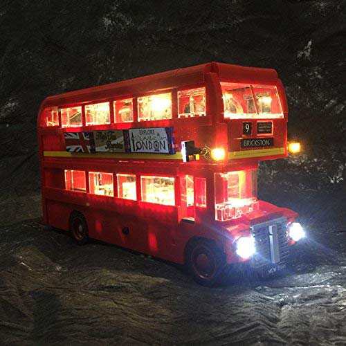 MOC LEGO レゴ クリエイター 10258 互換 ロンドンバス London Bus LED