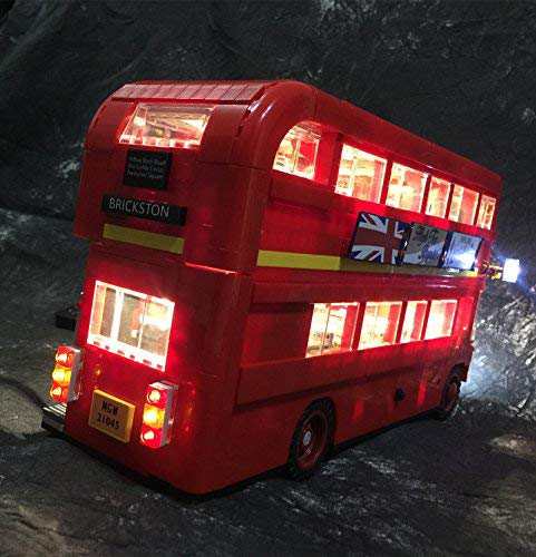 MOC LEGO レゴ クリエイター 10258 互換 ロンドンバス London Bus LED