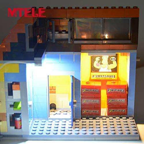 MOC LEGO レゴ ザ・シンプソンズ 71016 互換 クイック・E・マート LED