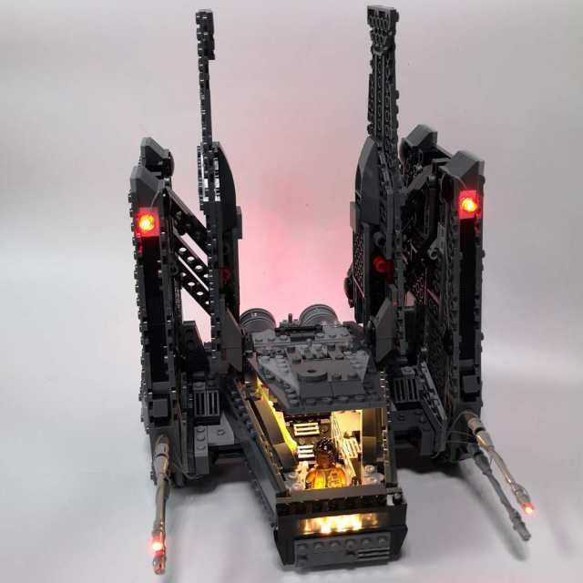 MOC LEGO レゴ スター・ウォーズ 75104 互換 カイロ・レンのコマンドーシャトル LED ライト キット  【海外から直送します】※レゴ本体は｜au PAY マーケット