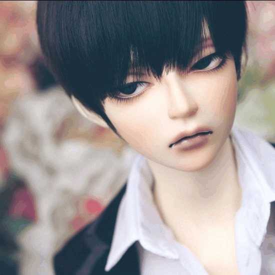 球体関節人形 1/3 BJD 本体+眼球+メイクアップ済 青年 エヴァンの通販