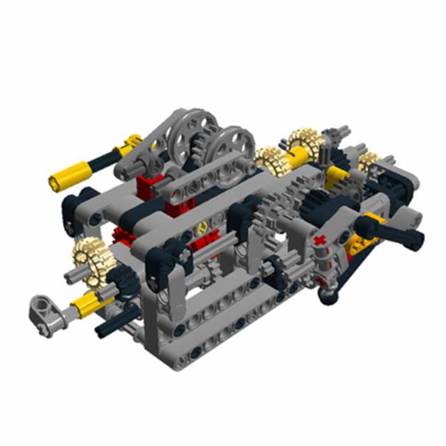 Moc Lego レゴ ブロック テクニック 互換 パーツ 8スピード シーケンシャル ギア ボックス キット Ver 2 海外から直送 の通販はau Pay マーケット Mono Base