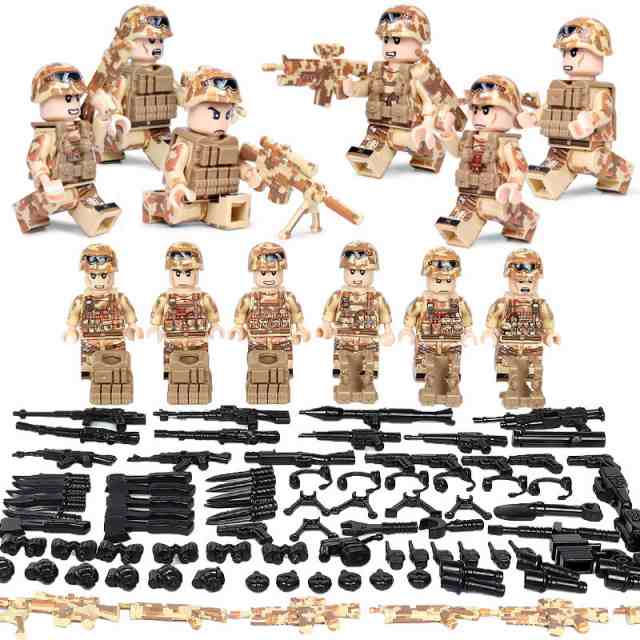 MOC LEGO レゴ ブロック 互換 ARMY ロシア軍特殊部隊 砂漠戦 カスタム