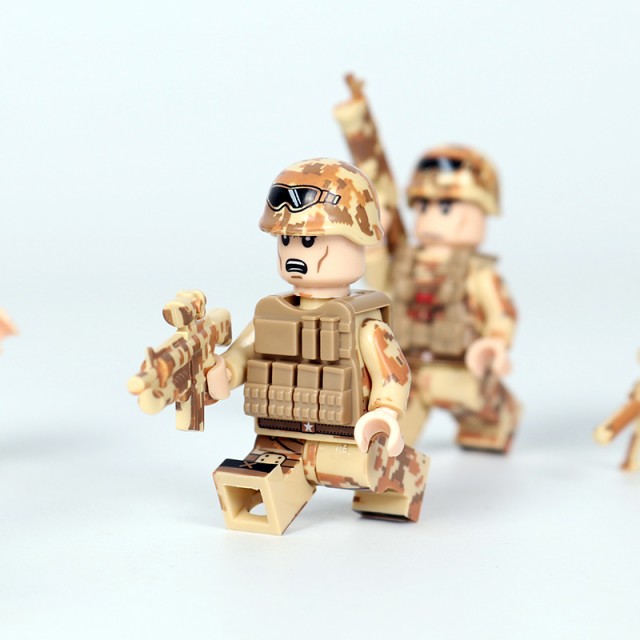MOC LEGO レゴ ブロック 互換 ARMY ロシア軍特殊部隊 砂漠戦 カスタム