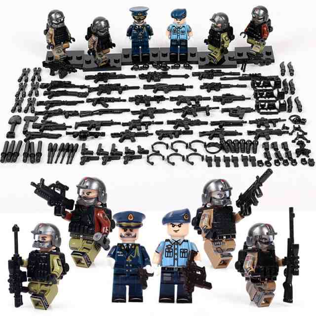 Moc Lego レゴ ブロック 互換 Army ロシア軍特殊部隊 アンチテロ部隊 指揮官 カスタム ミニフィグ 6体セット 大量武器 装備 兵器付き の通販はau Pay マーケット Mono Base