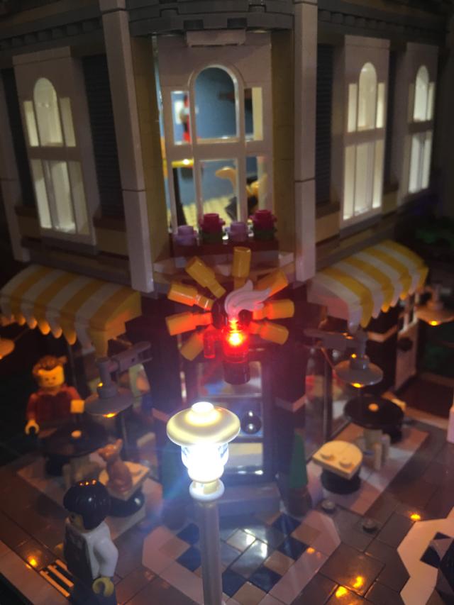 MOC LEGO レゴ ブロック クリエイター エキスパート 10255 互換 にぎやかな街角 Assembly Square LED ライト キット 【海外から直送】※レゴ本体は含まれていません※_5