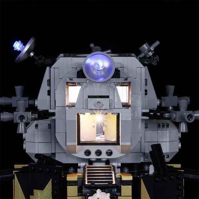 MOC LEGO レゴ ブロック クリエイターエキスパート 10266 互換 NASA アポロ11号 月着陸船 LED ライト キット カスタムパーツ  【海外から