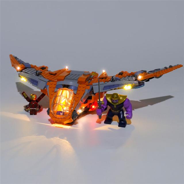 MOC ブロック 76107 互換 スーパー・ヒーローズ サノス アルティメット・バトル LEDライト 照明 キット カスタム パーツ【海外から直送します】※レゴ本体は含まれていません※