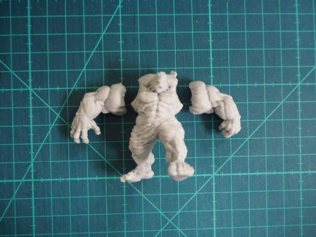 MARVEL ハルク 1990年 海外ヴィンテージ 無塗装 ガレージキット 55mm マーベル 超人ハルク 未塗装 レジン製 組み立て キット
