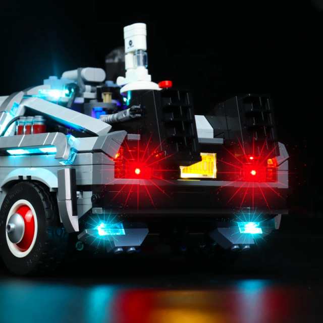 LEGO MOC ブロック 10300 互換 バック・トゥ・ザ・フューチャー デロリアン DMC-12 LED ライト 照明 キット カスタム パーツ  ※レゴ本体は含まれていません※の通販はau PAY マーケット - MONO BASE | au PAY マーケット－通販サイト