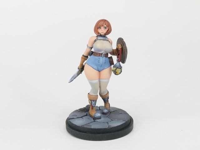 38mm 1/35 KINGDOM DEATH キングダム・デス Novice 女性戦士 未