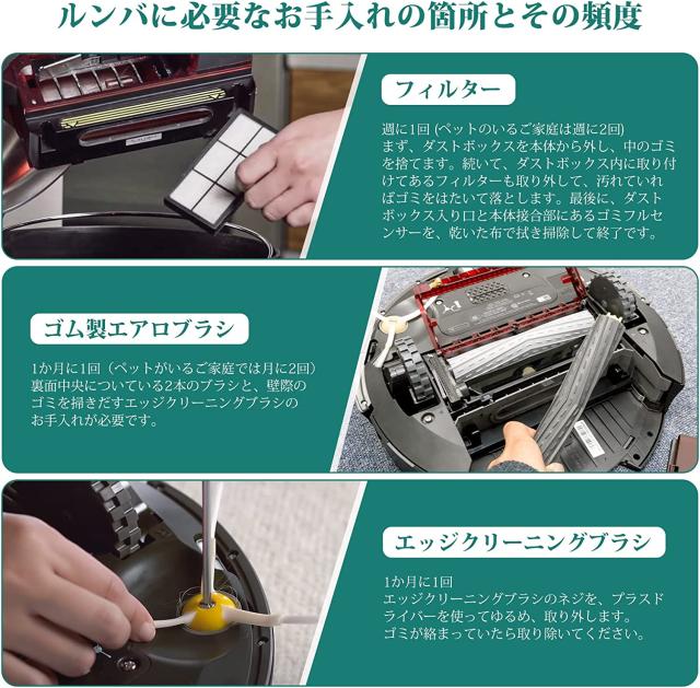 iRobot Roomba ルンバ 800 900 シリーズ 消耗品セット エッジ