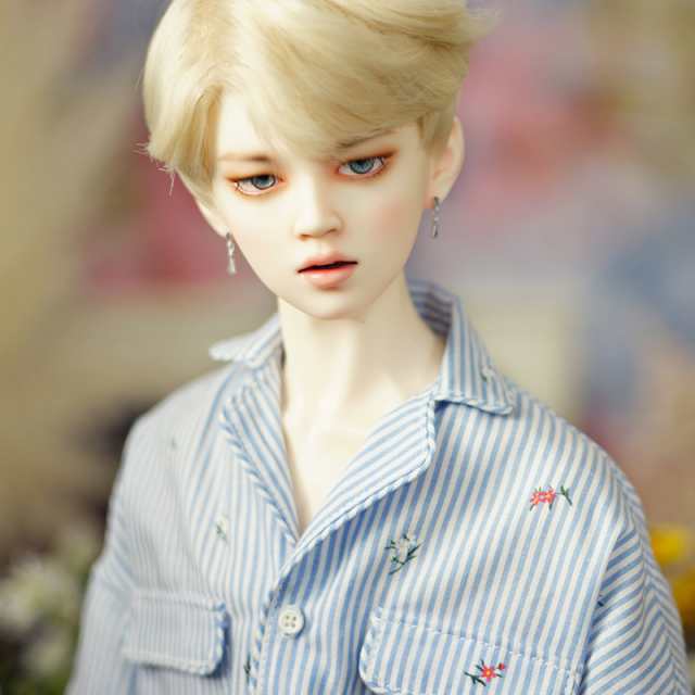 ★球体関節人形★ カスタムドール 人形 男性 少年 イケメン 本体 目 BJD 1/3 ノーメイクアップ