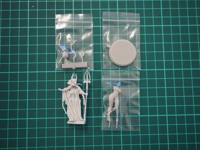 1/35 KINGDOM DEATH キングダム・デス 女性戦士 未塗装 レジン製