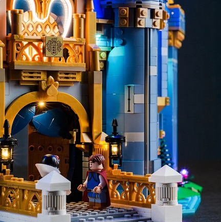 LEGO MOC ブロック ディズニー100 43222 ディズニー キャッスル シンデレラ城 LED ライト 照明 キット カスタム パーツ リモコン付き ※レゴ本体は含まれていません※_5