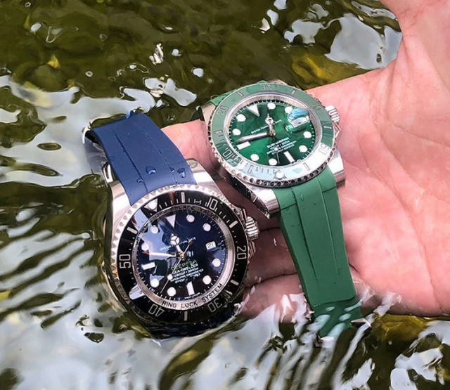 ロレックス ROLEX 交換 防水ラバー 時計バンド 腕時計ベルト 取付幅 20mm ヨットマスター サブマリーナ GMTマスター シードゥエラー  エクスプローラー エクスプローラー2